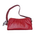 Γυναικεία Τσάντα Ώμου Δέρμα 55821 Κόκκινο