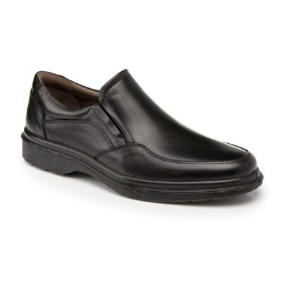 Boxer Shoes Ανδρικό Παντοφλέ 19127 10-011 Μαύρο Δέρμα