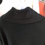 Γυναικεία Μπλούζα Πλεκτή Με Ξεχειλωτό Γιακά PRN 14361.BLC Μαύρο, One Size