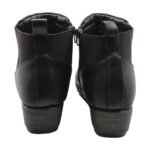 Ημιμποτάκι Γυναικείο με Λάστιχο & Φερμουάρ Parex Shoes Σχ. QH17813.B Μαύρο