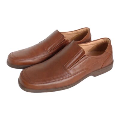 Ανδρικό Δερμάτινο Loafers - Μοκασίνι BOXER Shoes 10065 14-119, Ταμπά.