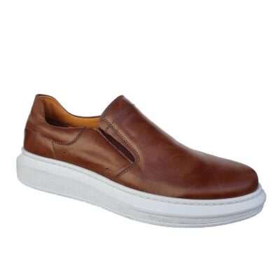 BOXER Shoes, Sneakers, 21258 14-119 Ταμπά Δέρμα.