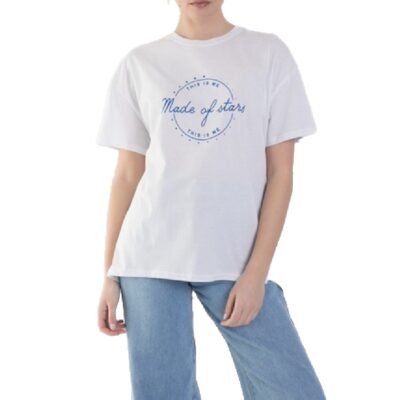 Γυναικεία Μπλούζα με Τύπωμα PRN 14530.W Λευκό