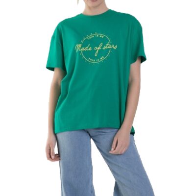 Γυναικεία Μπλούζα με Τύπωμα PRN 14530.G Πράσινο
