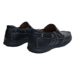 Ανδρικά Μοκασίνια Boxer shoes, 21138 14-111 Μαύρο Δέρμα