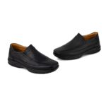 Ανδρικά Ανατομικά BOXER Shoes 12126-15-011 Μαύρο Δέρμα.