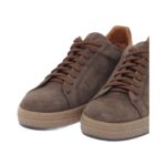 Ανδρικά  Sneakers, Γνήσιο Δέρμα,  Commanhero 72262-222 Καφέ δέρμα Nubuck.