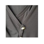 Γυναικεία Μπλούζα Βισκόζ Κρουαζέ με Κουμπιά 15011.BL Μαύρο