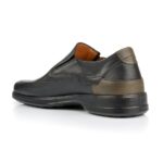 Ανδρικά Δερμάτινα Slip On Παπούτσια Boxer 13777-15-011 Μαύρο