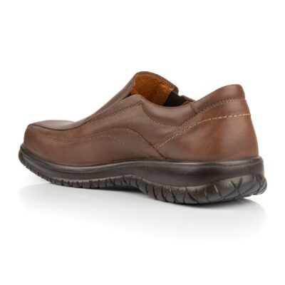Δερμάτινα Ανδρικά Μοκασίνια BOXER Shoes 14738-15-014 Καφέ Σκιές Δέρμα