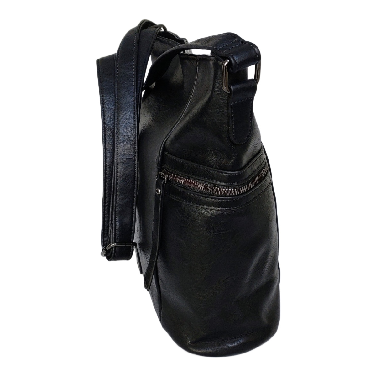 Γυναικεία Τσάντα 9039-103.B Ώμου-Χιαστί, Μαύρο χρώμα.