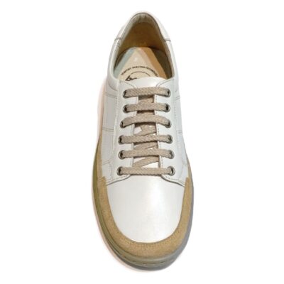 Ανδρικά Δερμάτινα Sneakers BOXER 21014-12-001 Λευκό Δέρμα