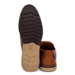 Ανδρικά loafers-Μοκασίνια Boxer 21321-15-019 Ταμπά Δέρμα