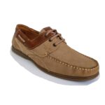 Δετά Ανδρικά Μοκασίνια BOXER Shoes 21117-30-114 Καφέ Δέρμα Νουμπούκ