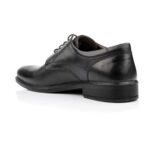 Ανδρικά Δετά Μοκασίνια BOXER Shoes 19246-10-011 Μαύρο Δέρμα