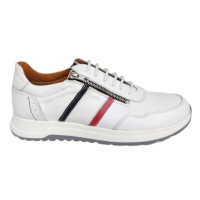 Ανδρικά, Δερμάτινα, Αθλητικά, Sneakers BOXER shoes 21331-15-001 Λευκό