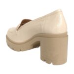 Γυναικεία Μοκασίνια Platform Heel Loafers, ZIZEL  92.1414.N Nude