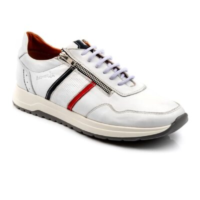 Ανδρικά, Δερμάτινα, Αθλητικά, Sneakers BOXER shoes 21331-15-001 Λευκό