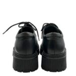 Γυναικεία Ανατομικά Loafers, Δετά Μοκασίνια Ragazza 0305 Μαύρο Δέρμα