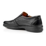 Δερμάτινα Loafers Ανδρικά Παπούτσια Παντοφλέ. BOXER 13788-15-011 Μαύρο Δέρμα.