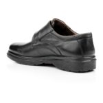 Δερμάτινα Loafers Ανδρικά  Παπούτσια με Αυτοκόλλητο. Boxer 19251-10-011 Μαύρο Δέρμα.