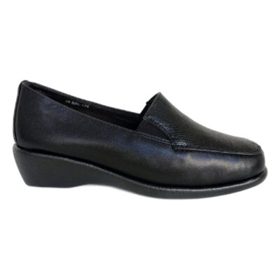 Antrin Γυναικεία Loafers slip-on Μοκασίνια 28.SOL-175.BL Μαύρο χρώμα.